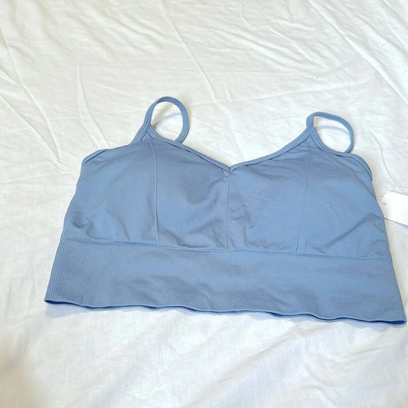 90 Degree by Reflex Seamless lightly padded Sports Bra Flint Color XL NWT - Picture 1 of 7